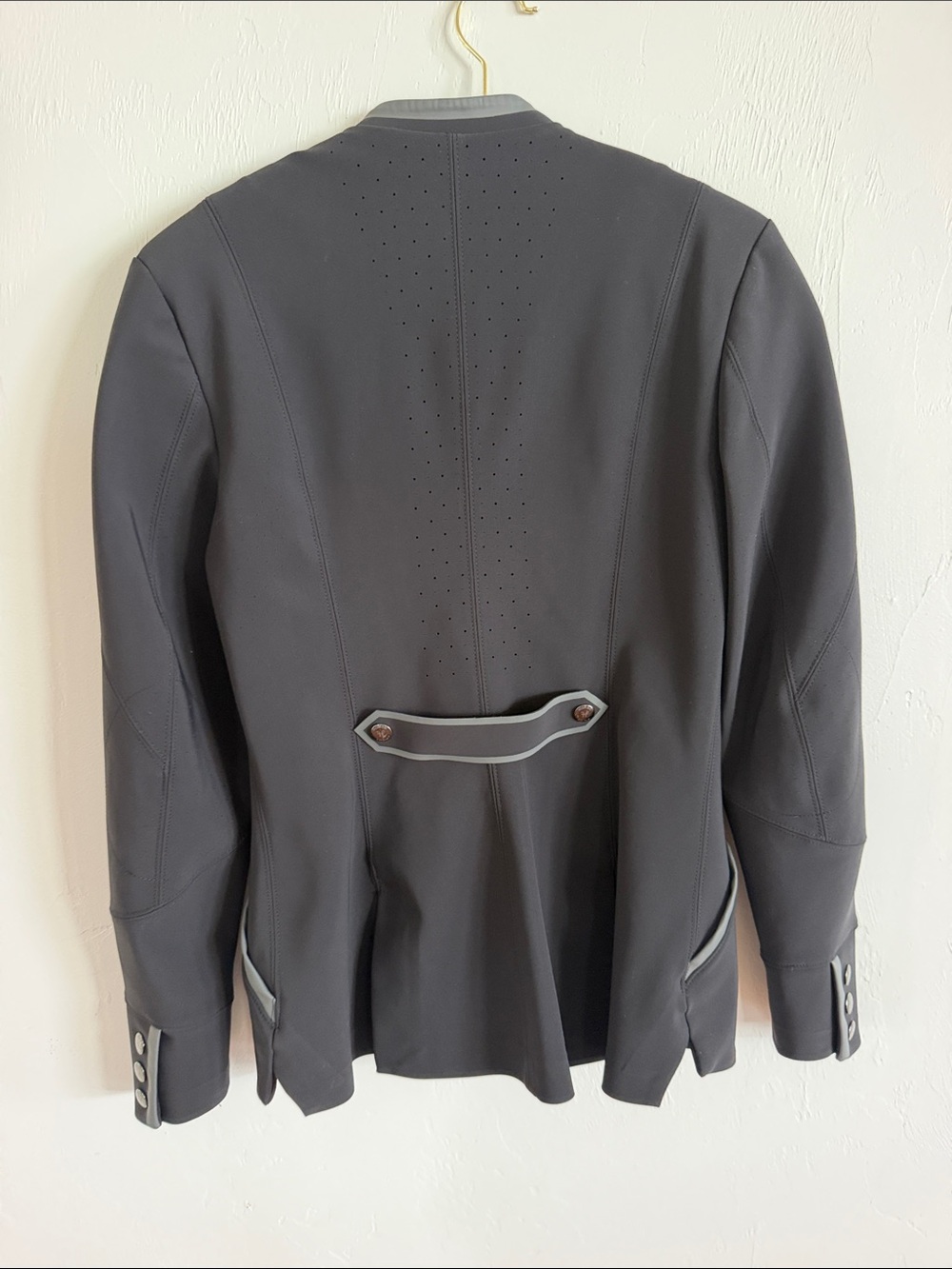 Horse Pilot Black Short Coat - Picture 3 of 5